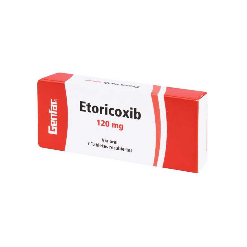 ETORICOXIB 120 MG 7 TBS GF ETORICOXIB