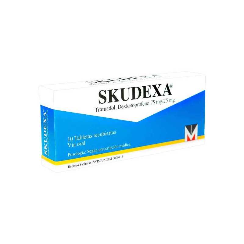 SKUDEXA 75/25 MG 10 TABLETAS