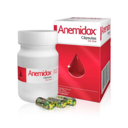 ANEMIDOX 30 CAPSULAS SULFATO FERROSO-ACIDO FOLICO Y VIT.C 