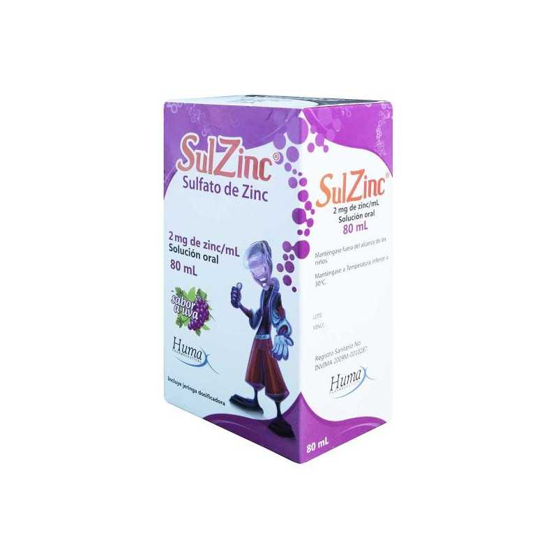 SULZINC 80 ML SULFATO DE ZINC