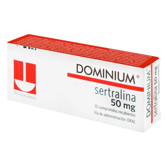 DOMINIUM 50 MG 10 CAPSULAS(A) SERTRALINA