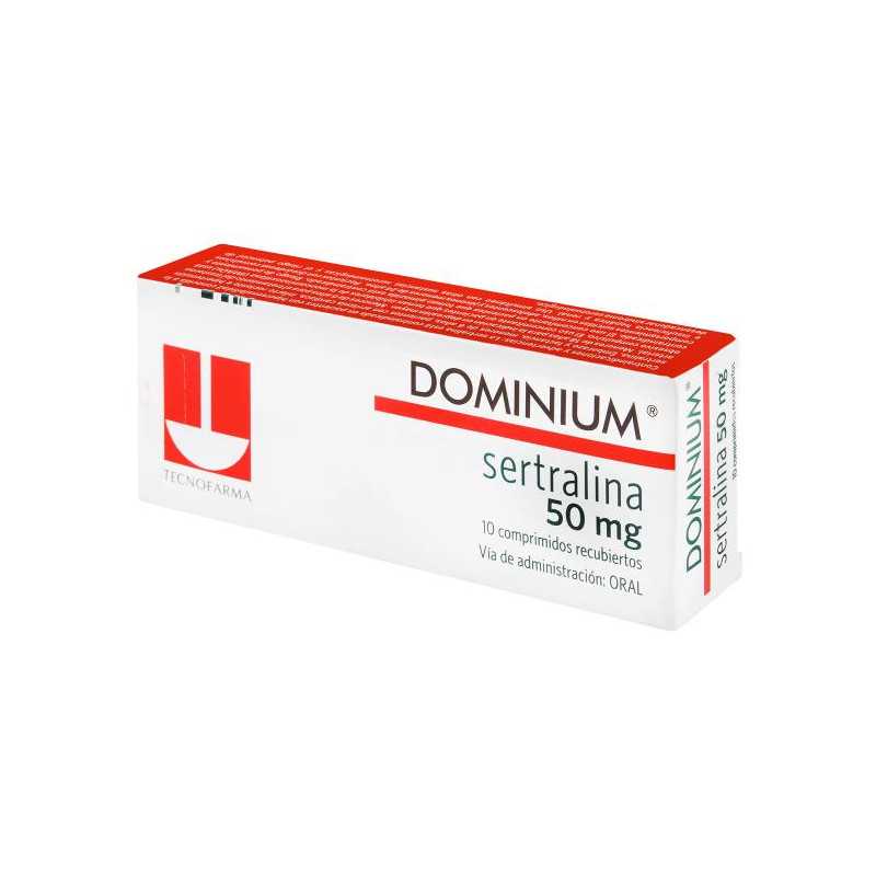 DOMINIUM 50 MG 10 CAPSULAS(A) SERTRALINA