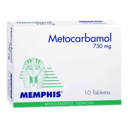 METOCARBAMOL 750 MG 10 TABLETAS MP METOCARBAMOL METOCARBAMOL 750 MG 10 TABLETAS MP METOCARBAMOL