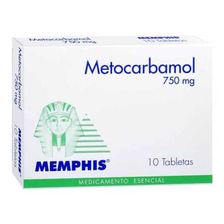 METOCARBAMOL 750 MG 10 TABLETAS MP METOCARBAMOL 