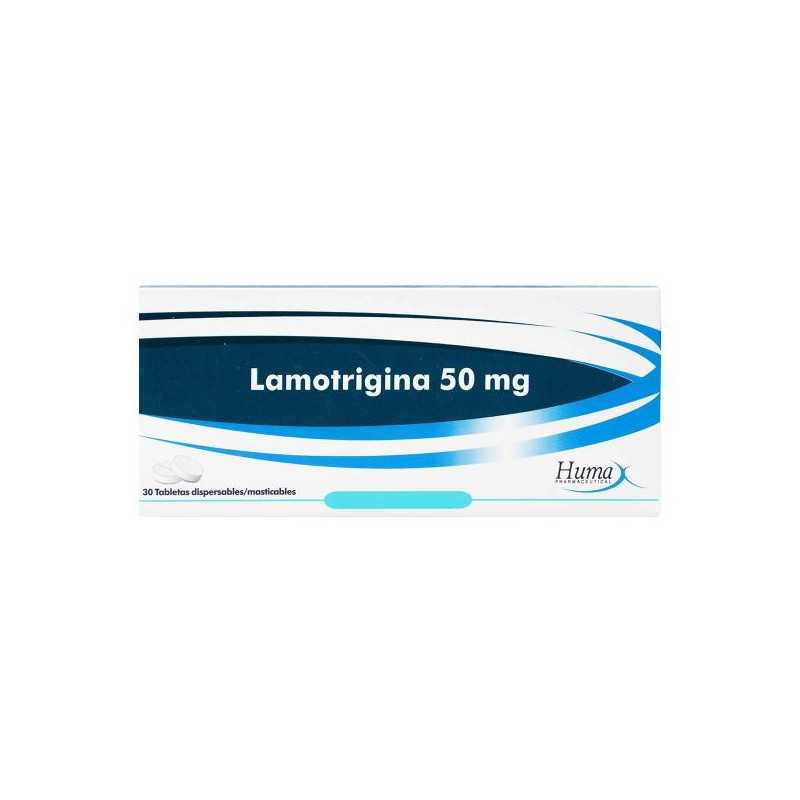 LAMOTRIGINA 50 MG 30 TABLETAS HP LAMOTRIGINA