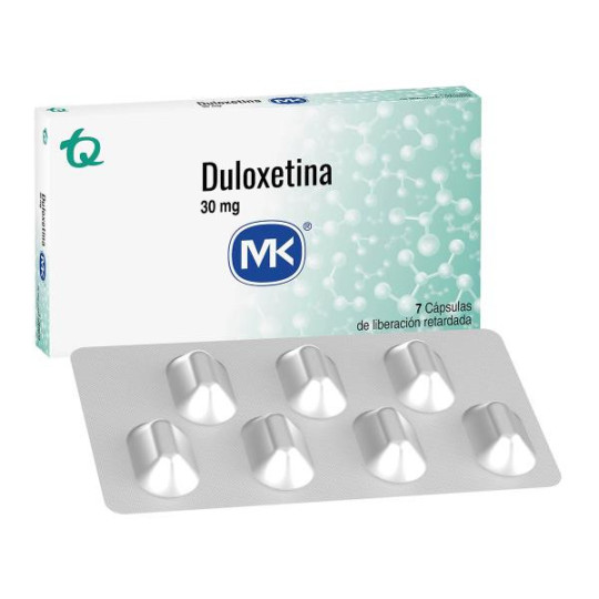 DULOXETINA 30 MG 7 CAPSULAS MK DULOXETINA