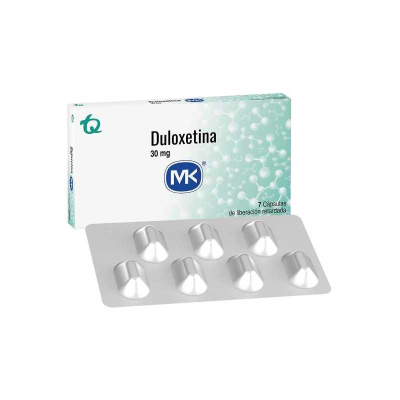 DULOXETINA 30 MG 7 CAPSULAS MK DULOXETINA