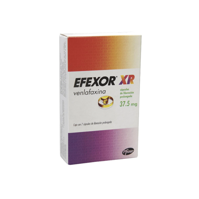 EFEXOR XR 37.5 MG 7 CAPSULAS VENLAFAXINA
