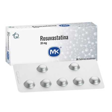 ROSUVASTATINA 20 MG 28 TBS MK (A)(DA) ROSUVASTATINA