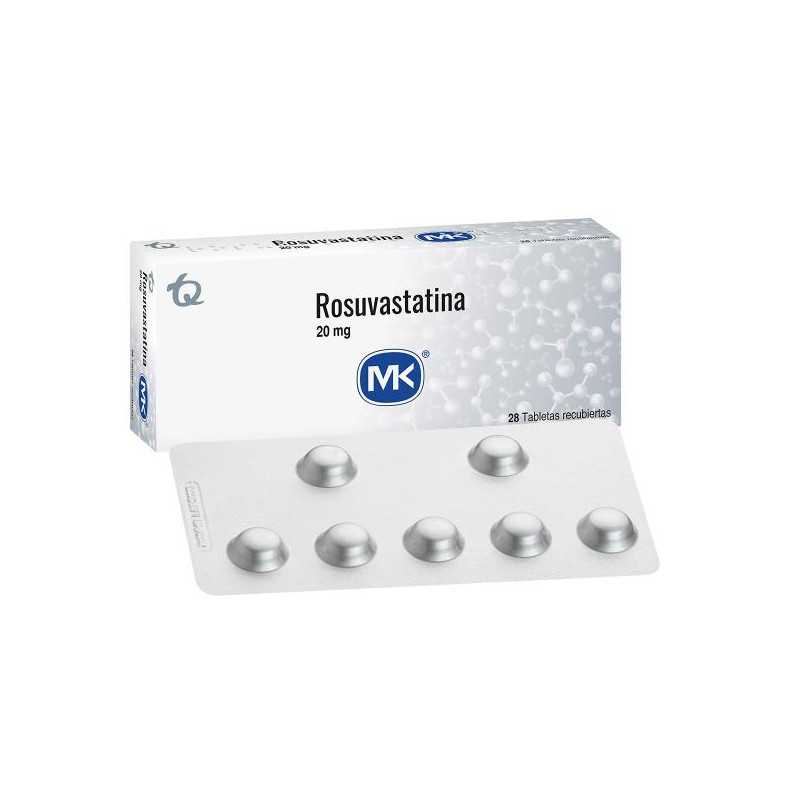 ROSUVASTATINA 20 MG 28 TBS MK (A)(DA) ROSUVASTATINA