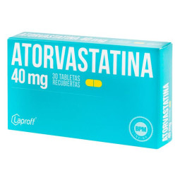 ATORVASTATINA 40 MG 30 TABLETAS LP ATORVASTATINA 