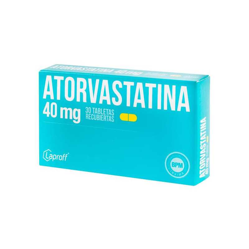 ATORVASTATINA 40 MG 30 TABLETAS LP ATORVASTATINA 