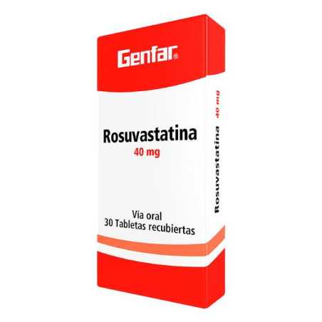ROSUVASTATINA 40MG GF 30 TABLETAS