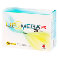 LIPOMEGA 20 MG 60 CAPSULAS ATORVASTATINA OMEGA 