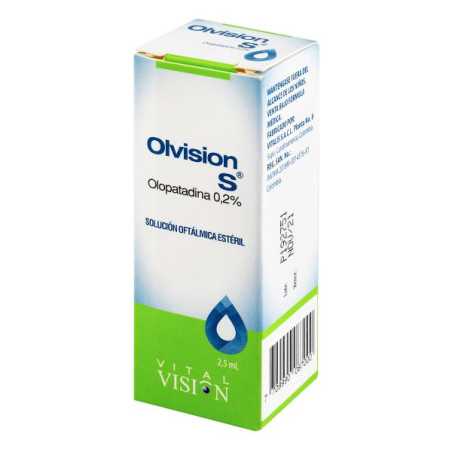 OLVISION S 0.2% OFTALMICO 2.5 ML VT CLORHIDRATO DE OLOPATADINA