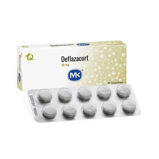 DEFLAZACORT 30 MG 10 TABLETAS MK DEFLAZACORT
