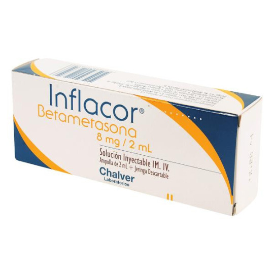 INFLACOR 8 MG 2 ML AMPOLLA BETAMETASONA-FOSFATO DISODICO