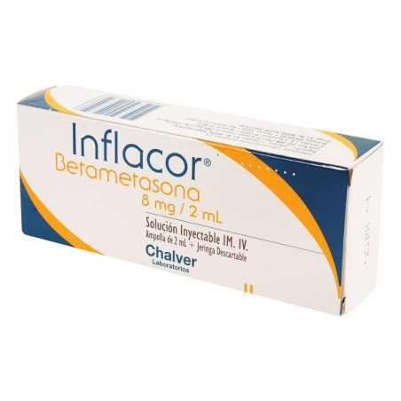 INFLACOR 8 MG 2 ML AMPOLLA BETAMETASONA-FOSFATO DISODICO