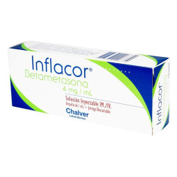 INFLACOR 4 MG 1 ML AMPOLLA BETAMETASONA-FOSFATO DISODICO