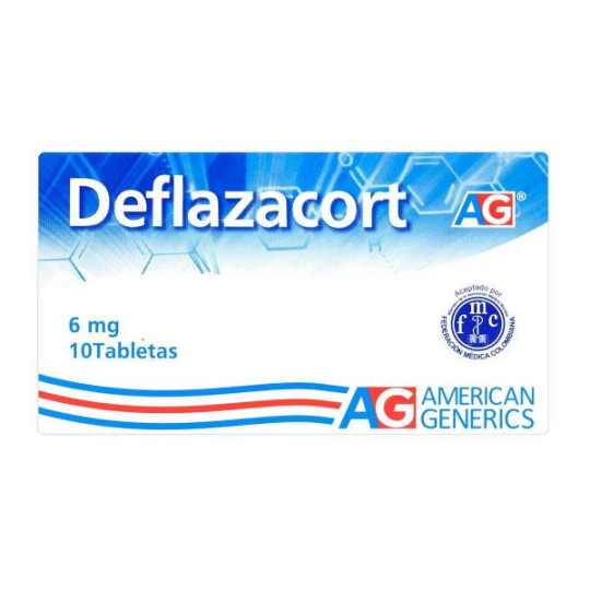 DEFLAZACORT 6 MG 10 TABLETAS AG DEFLAZACORT DEFLAZACORT 6 MG 10 TABLETAS AG DEFLAZACORT