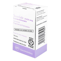 SERETIDE 25/50MCG 120 DOSIS EVOH (A)(DA) FLUTICASONA-SALMETEROL