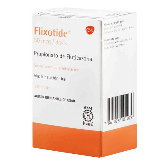 FLIXOTIDE INHALAD.50 MCG 120DOS.OSP (DA) FLUTICASONA FLIXOTIDE INHALAD.50 MCG 120DOS.OSP (DA) FLUTICASONA