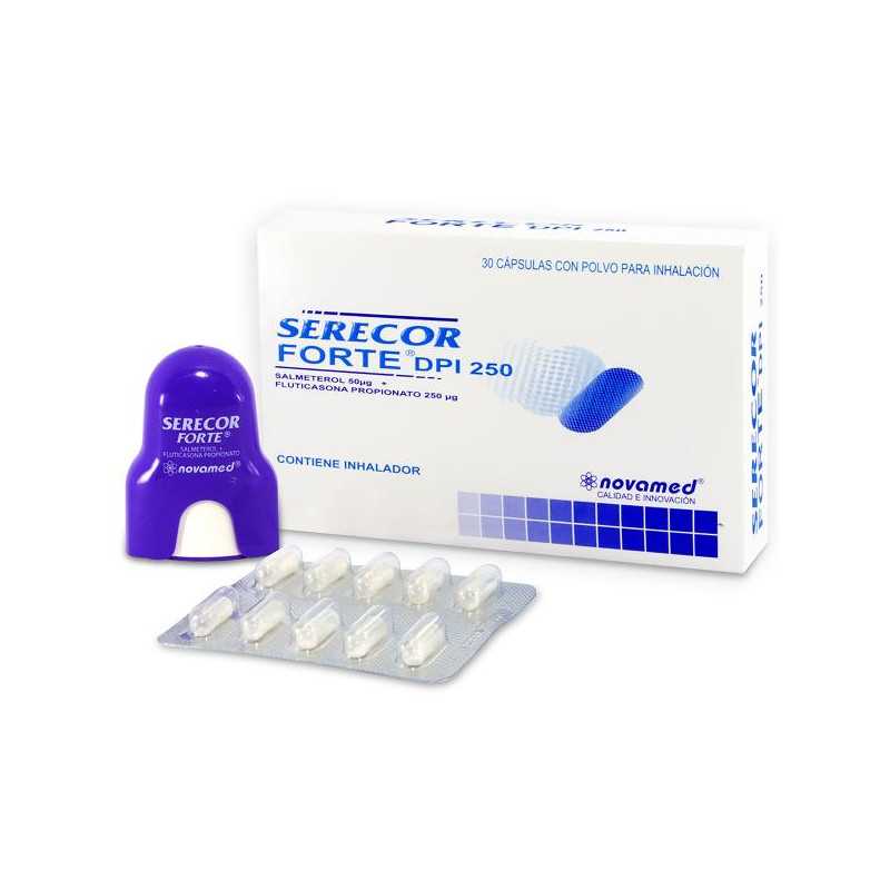 SERECOR FORTE DPI 250/50MG INHAL.30 CAPS FLUTICASONA-SALMETEROL SERECOR FORTE DPI 250/50MG INHAL.30 CAPS FLUTICASONA-SALMETEROL