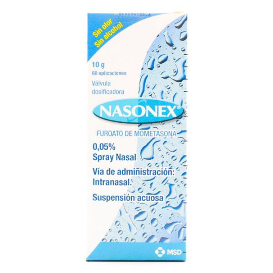 NASONEX SPRAY NASAL 10 GR 60 DOSIS (DA) MOMETASONA FUROATO