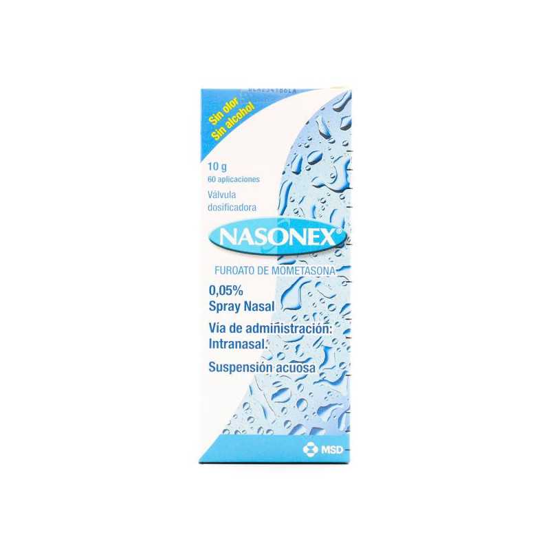 NASONEX SPRAY NASAL 10 GR 60 DOSIS (DA) MOMETASONA FUROATO