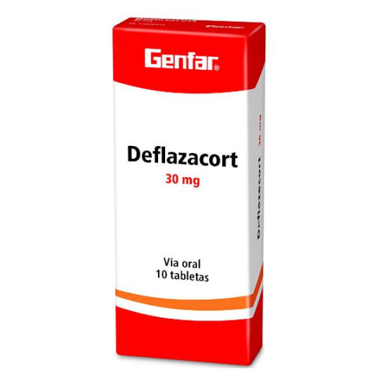DEFLAZACORT 30 MG 10 TABLETAS GF DEFLAZACORT