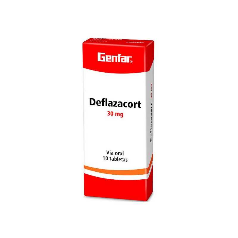 DEFLAZACORT 30 MG 10 TABLETAS GF DEFLAZACORT