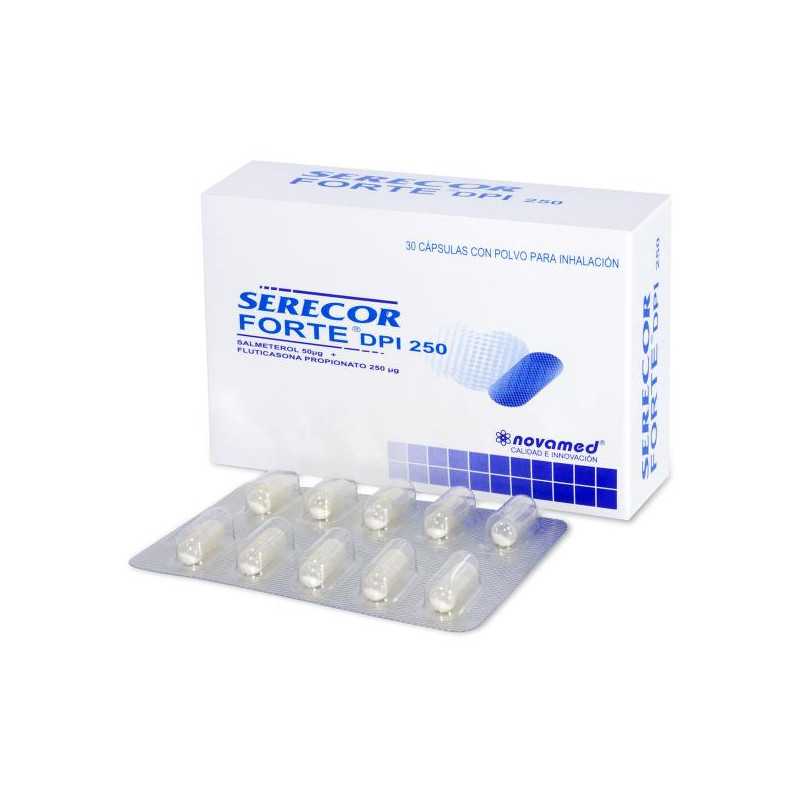SERECOR FORTE DPI 250/50MG 30 CAPS FLUTICASONA-SALMETEROL SERECOR FORTE DPI 250/50MG 30 CAPS FLUTICASONA-SALMETEROL