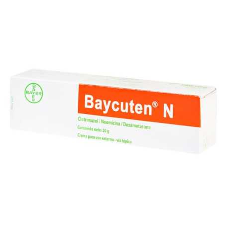 BAYCUTEN N CREMA 20 GR CLOTRIMAZOL-DEXAMETASONA-NEOMICINA