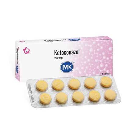 KETOCONAZOL 200 MG 10 TABLETAS MK KETOCONAZOL