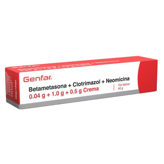 BETAMETASONA CLOTRIM. NEOMICINA 40 GR GF CLOTRIMAZOL-BETAMETASONA-NEOMICINA
