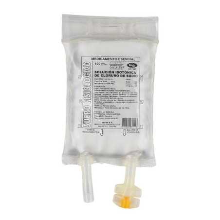 SUERO FISIOLOGICO QUIBI BOLSA 100 ML CLORURO DE SODIO