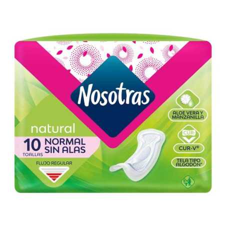 TOALL NOSOTRAS NORMAL NATURAL X 10 UDS