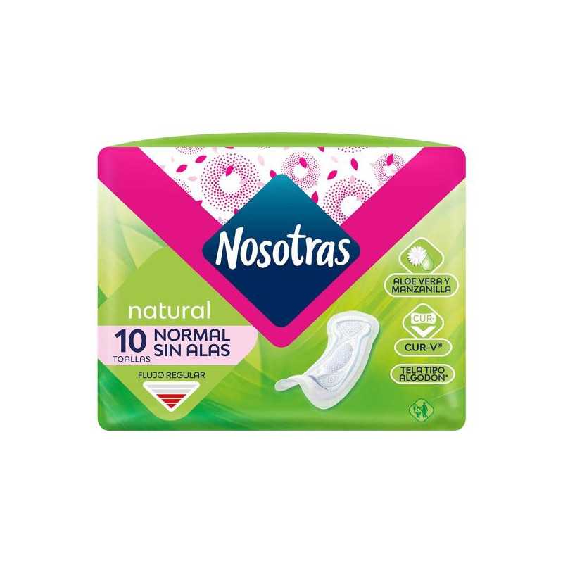 TOALL NOSOTRAS NORMAL NATURAL X 10 UDS