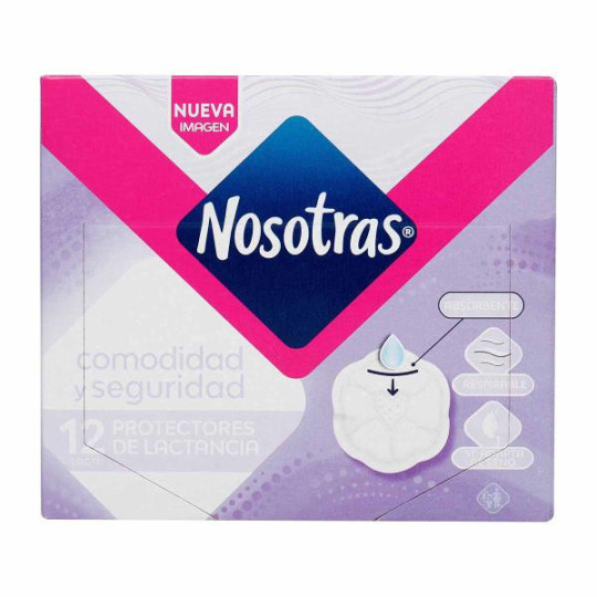 PROT.LACTINOSOTRAS RESPIRABLES GEL 12 UD PROTECTORES