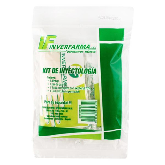 KIT DE INYECTOLOGIA INVERFARMA (PUMCV) JERINGAS