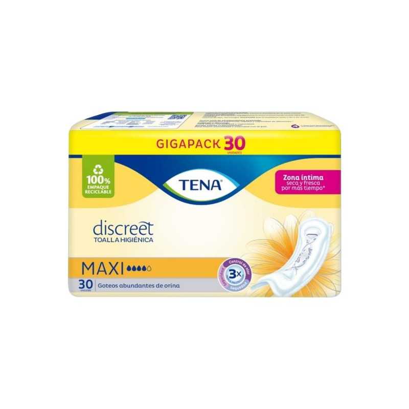 TOA.TENA MUJER MAXI 30 UDS PANALES INCONTINENCIA TOA.TENA MUJER MAXI 30 UDS PANALES INCONTINENCIA