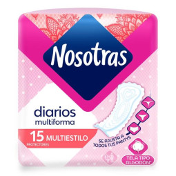 PROT.NOSOTRAS DIA.MULTI ESTILO 15 UDS PROTECTORES