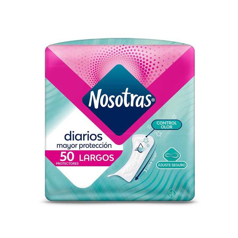 PROT.NOSOTRAS DIARIOS LARGOS 50 UDS PROTECTORES PROT.NOSOTRAS DIARIOS LARGOS 50 UDS PROTECTORES