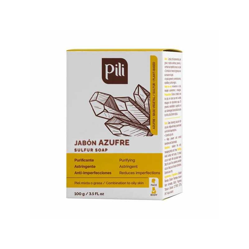 JABON AZUFRE PILI 100 GR JABONES