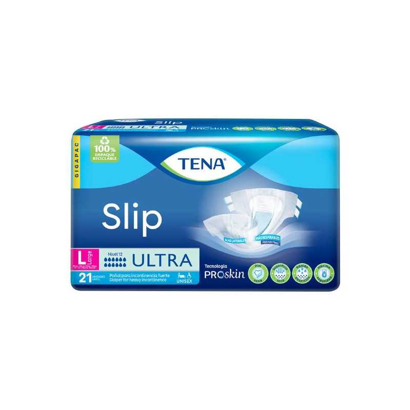PAN.TENA SLIP TALLA L 21 UDS PANALES INCONTINENCIA PAN.TENA SLIP TALLA L 21 UDS PANALES INCONTINENCIA