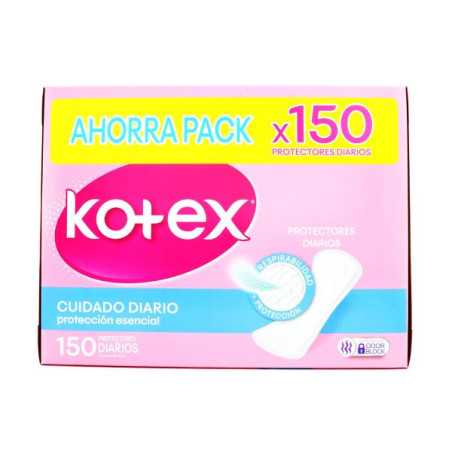 PROT.KOTEX DAYS DUO PH 150 UDS AHOR.PACK PROTECTORES