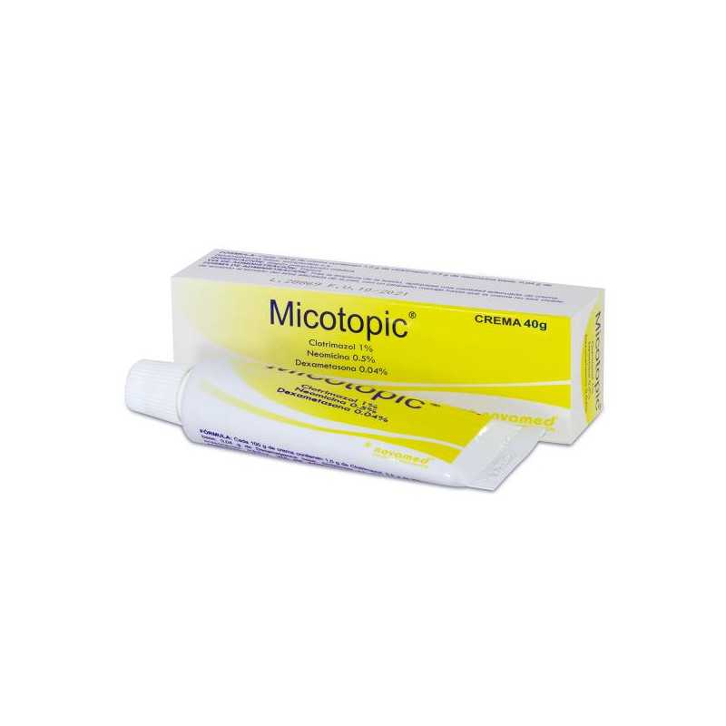 MICOTOPIC CREMA TUBO 40 GR CLOTRIMAZOL-DEXAMETASONA-NEOMICINA MICOTOPIC CREMA TUBO 40 GR CLOTRIMAZOL-DEXAMETASONA-NEOMICINA