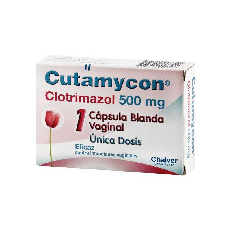 CUTAMYCON 500 MG 1 CAP.BLANDA VAGINAL CLOTRIMAZOL CUTAMYCON 500 MG 1 CAP.BLANDA VAGINAL CLOTRIMAZOL