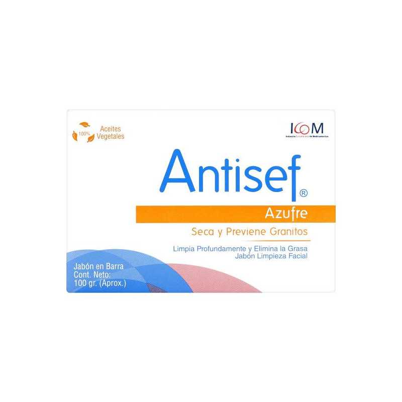 JABON ANTIACNE ANTISEF AZUFRE 100GR (PUMCV)