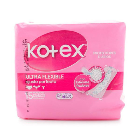 PROT.KOTEX FEM ULTRA FLEXIBLE 15 UDS PROTECTORES PROT.KOTEX FEM ULTRA FLEXIBLE 15 UDS PROTECTORES
